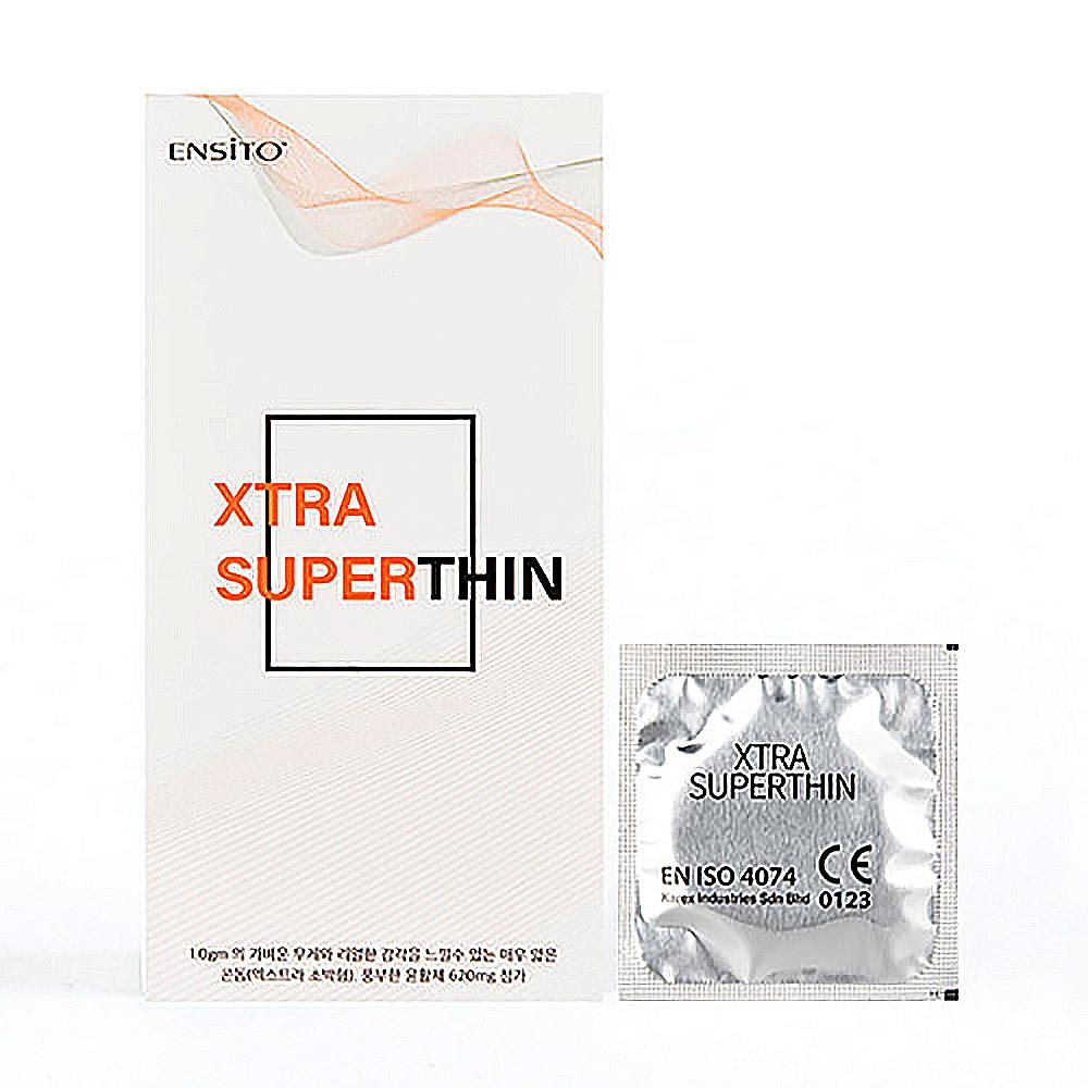 엔시토 엑스트라 슈퍼씬 (극초박형) 콘돔 10P